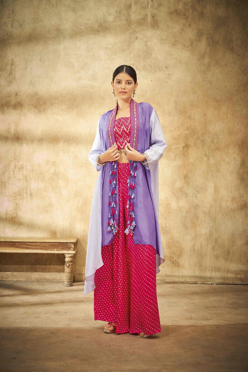 Purple Shaded Cape